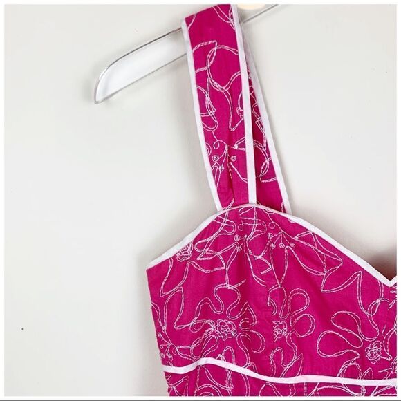 Lily Pulitzer Pink/White Kinsey Sundress in Sundial Sz 4 - Picture 4 of 11